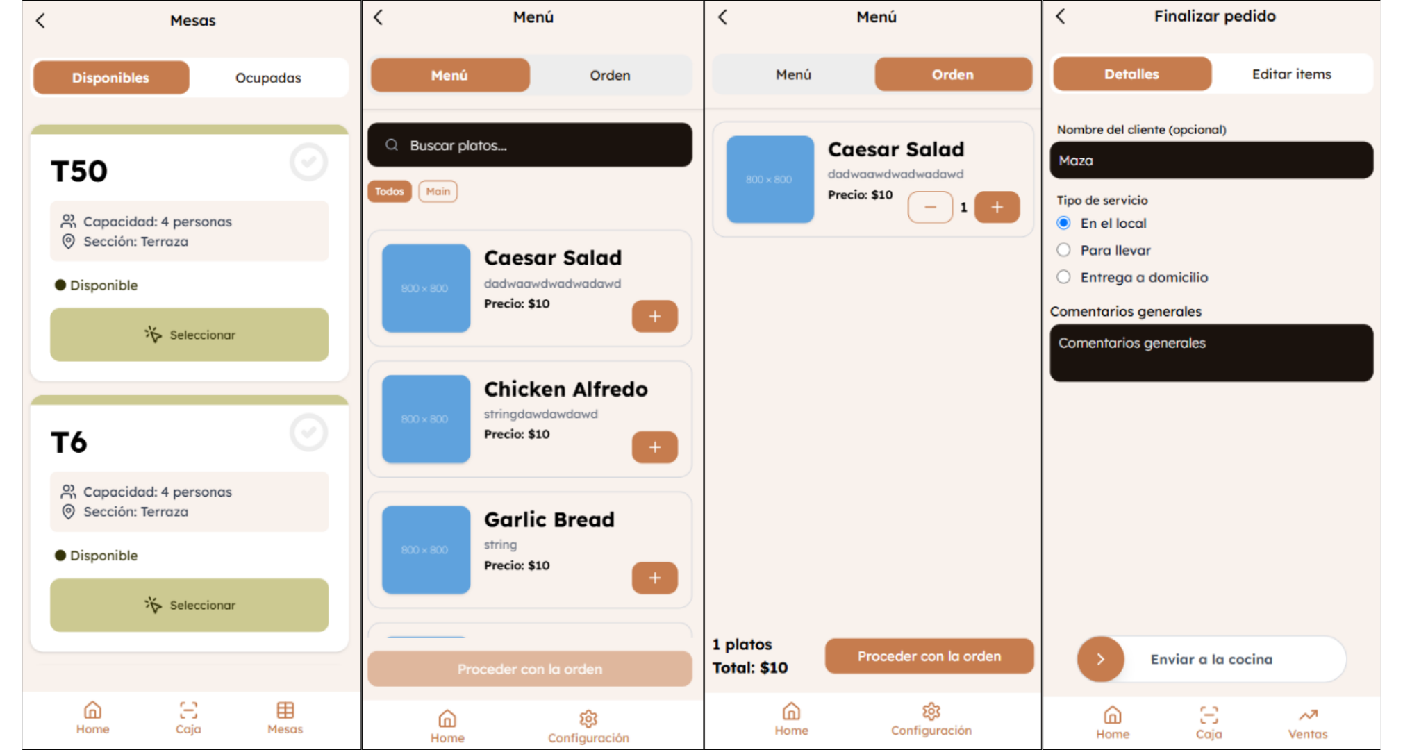 Smart Serve Frontend - Captura 2