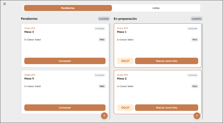 Smart Serve Frontend - Captura 4