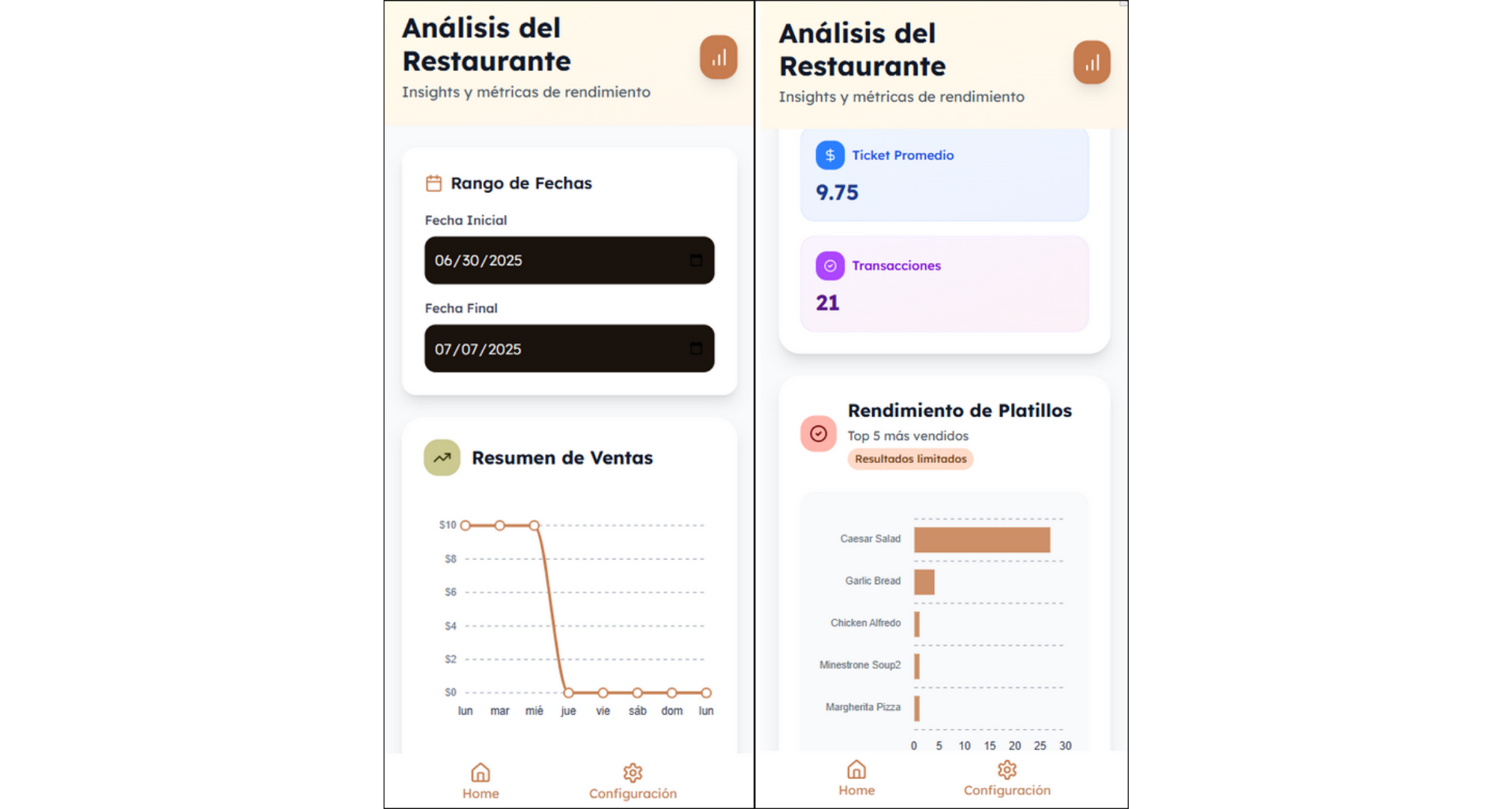 Smart Serve Frontend - Captura 9